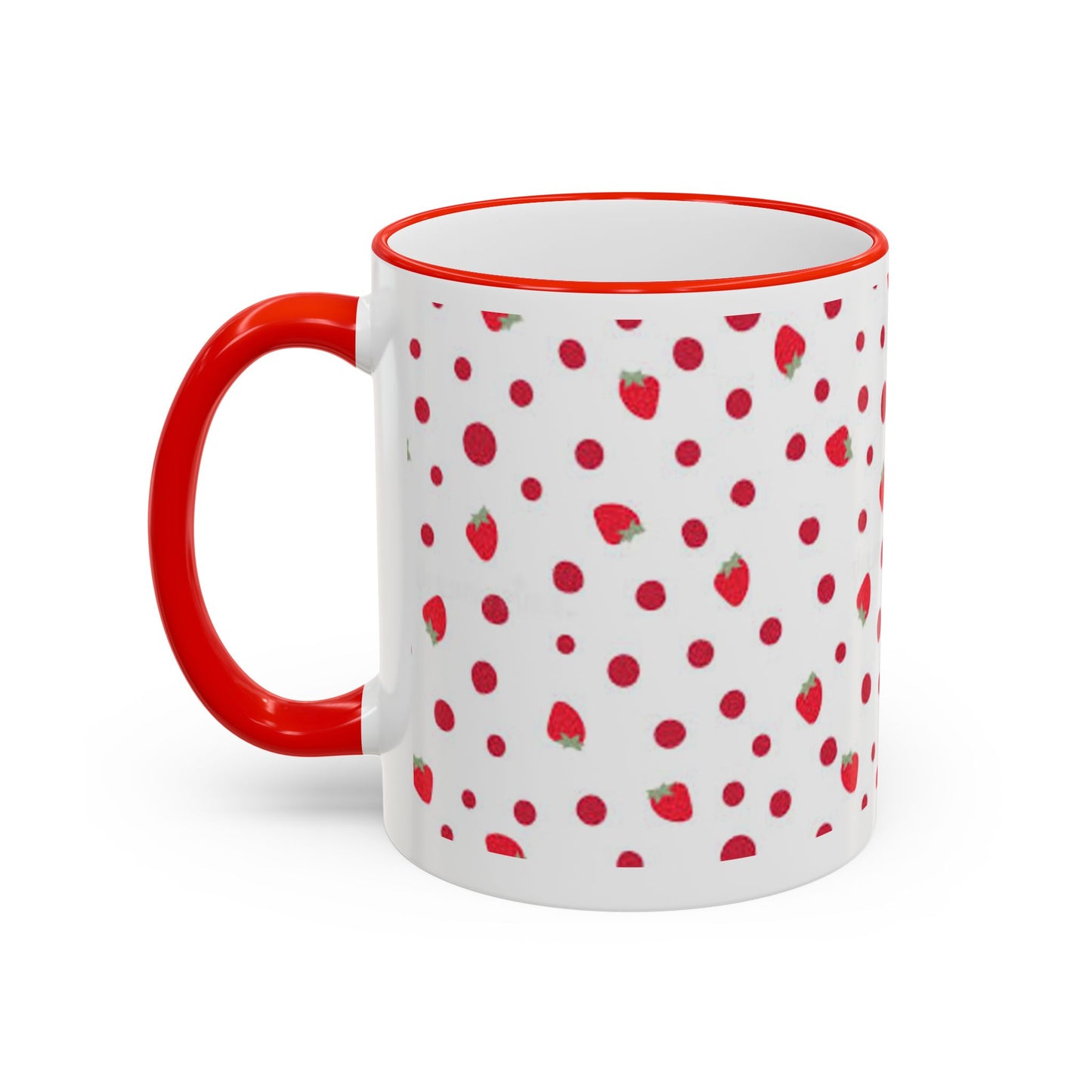 Strawberry | Poka Dot | Mug | Coffee | Tea