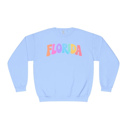 Florida | Retro | Rainbow| Groovy | Sweatshirt | Pastel