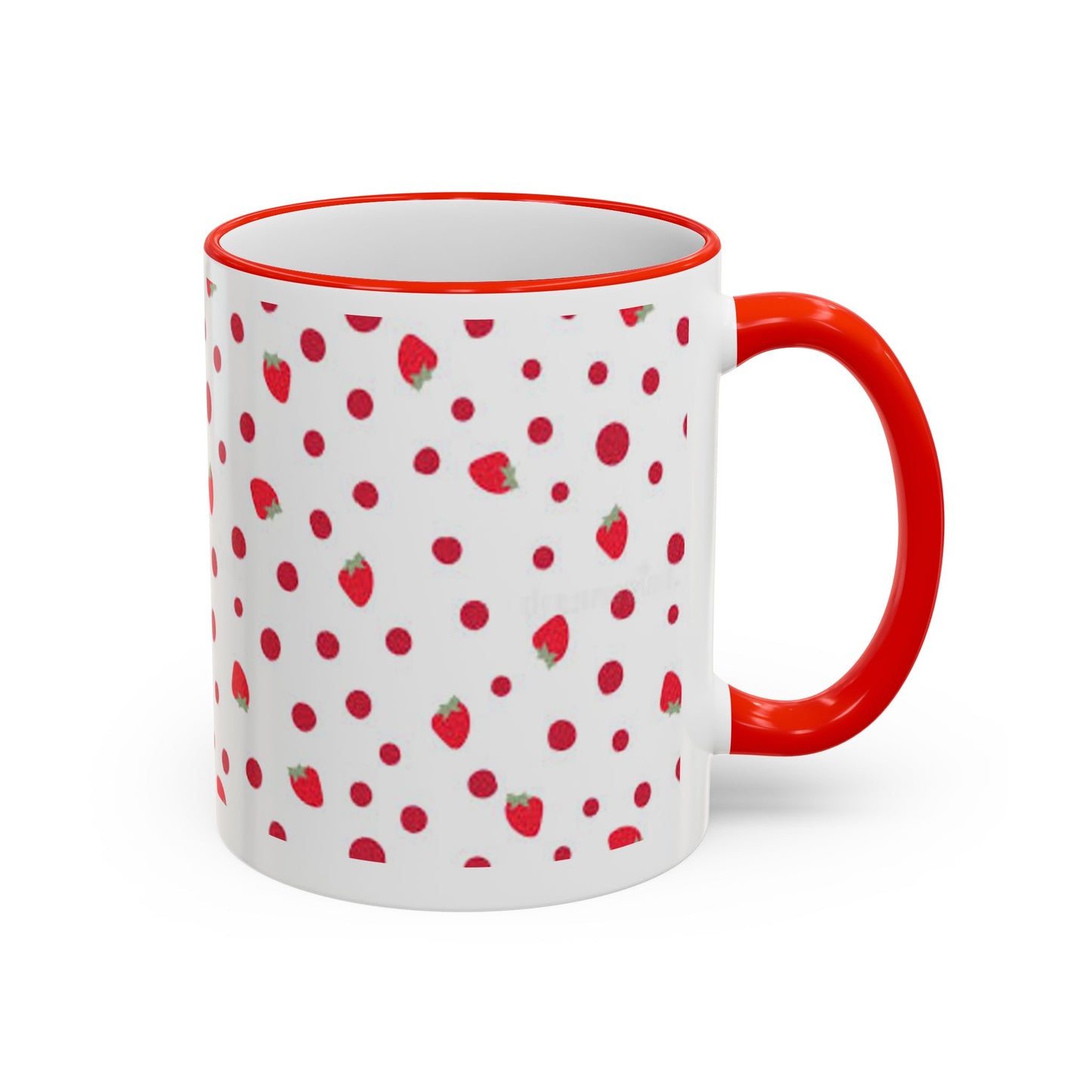 Strawberry | Poka Dot | Mug | Coffee | Tea