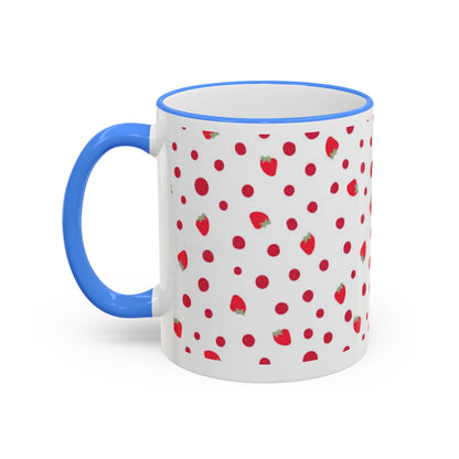 Strawberry | Poka Dot | Mug | Coffee | Tea