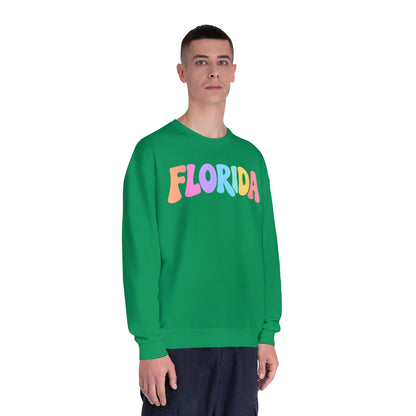 Florida | Retro | Rainbow| Groovy | Sweatshirt | Pastel