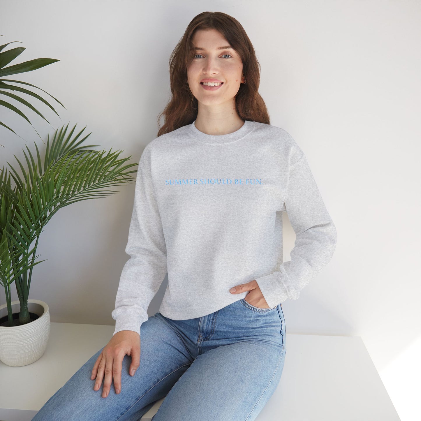 Summer House | Embroidery | Quote | Funny | Sweatshirt |