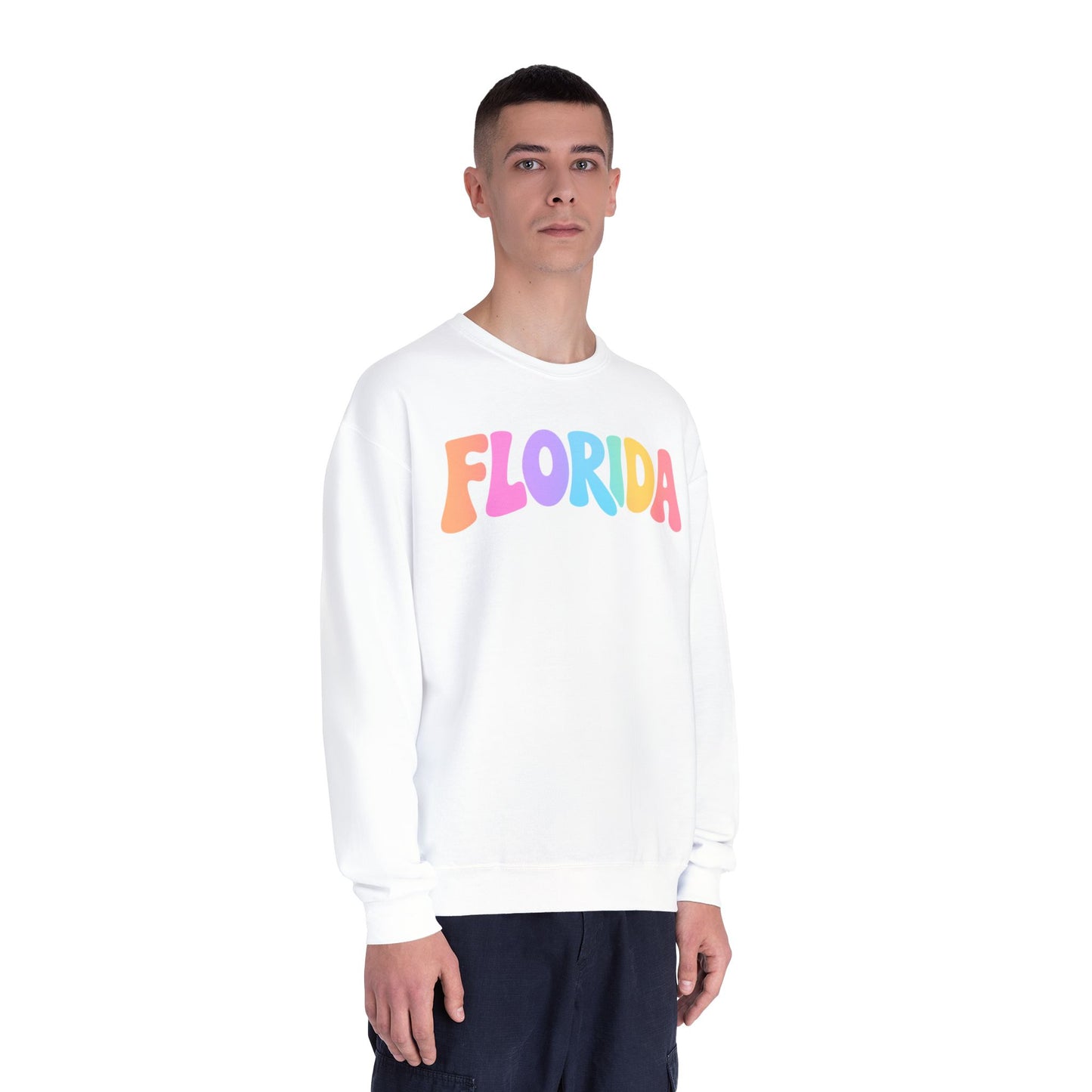 Florida | Retro | Rainbow| Groovy | Sweatshirt | Pastel
