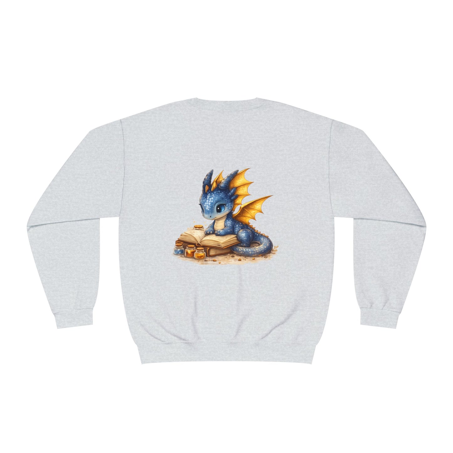 Baby Dragon | Reading | Books | Sweatshirt | Cute | Fantasy | Book Tok |
