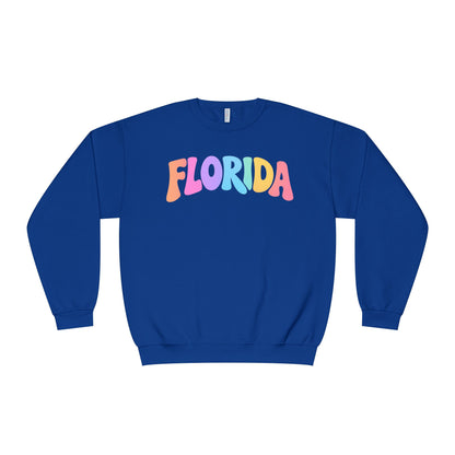 Florida | Retro | Rainbow| Groovy | Sweatshirt | Pastel