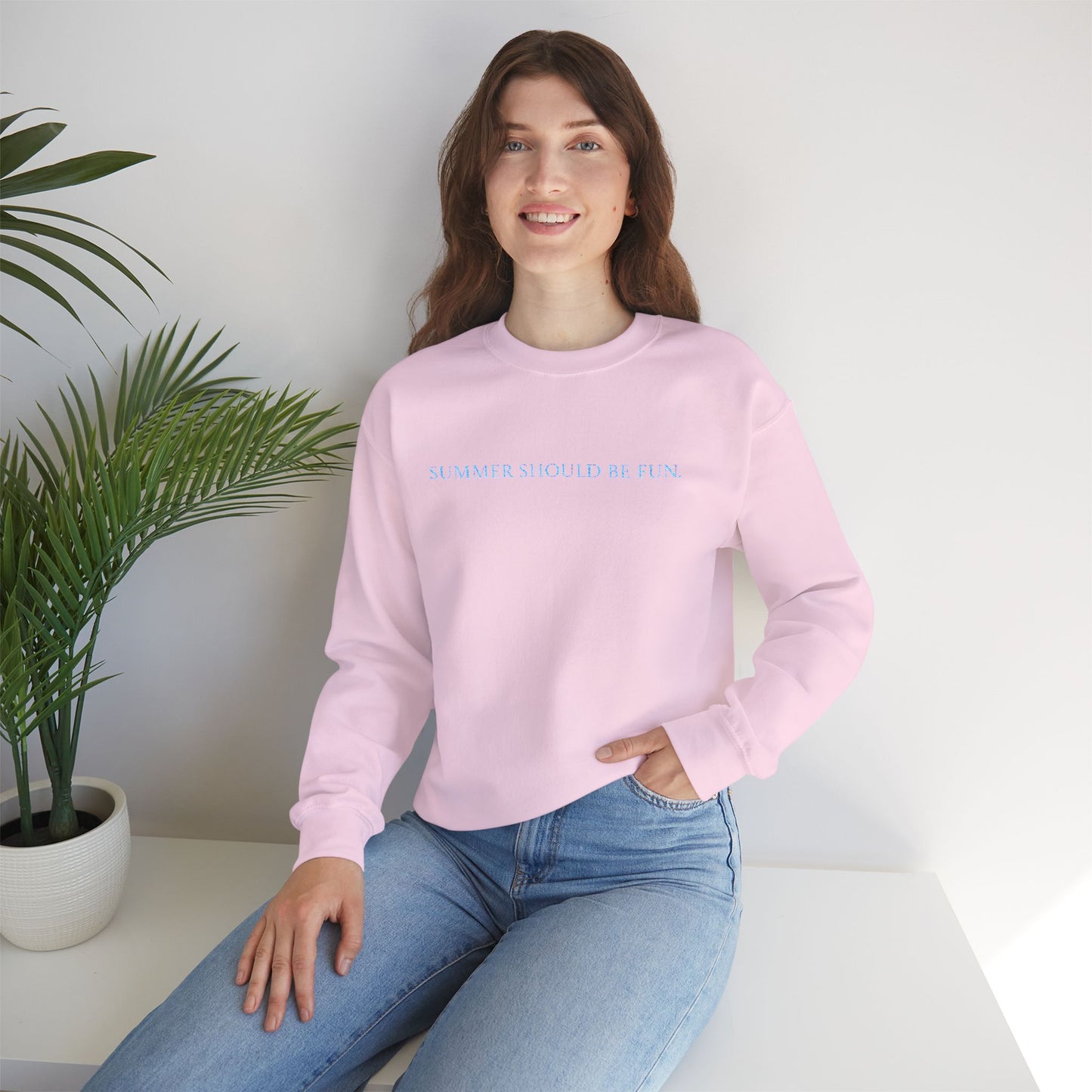 Summer House | Embroidery | Quote | Funny | Sweatshirt |