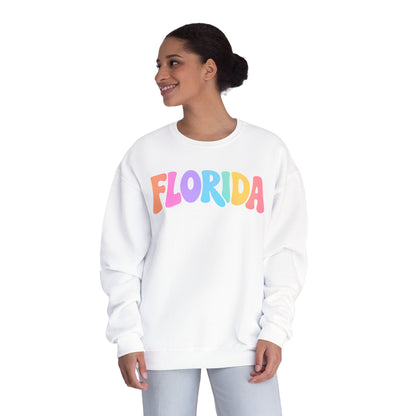 Florida | Retro | Rainbow| Groovy | Sweatshirt | Pastel