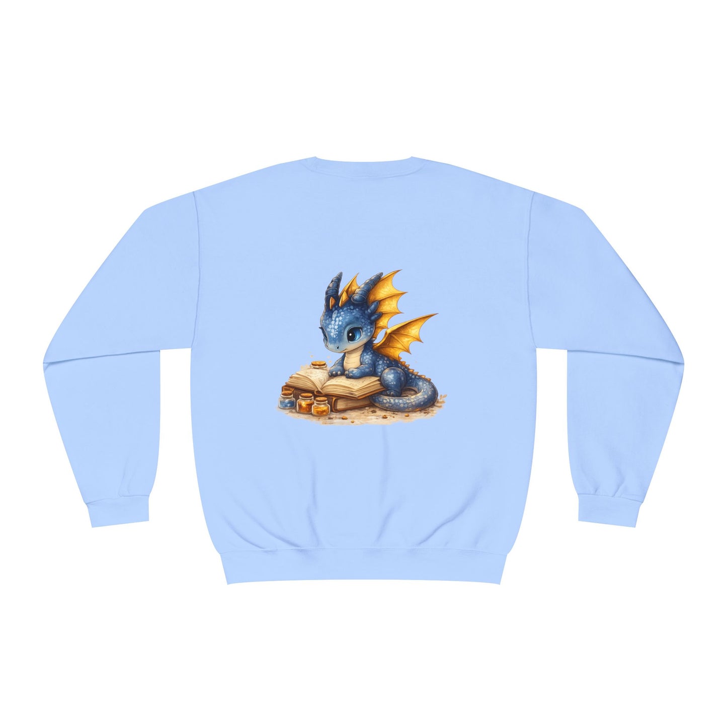 Baby Dragon | Reading | Books | Sweatshirt | Cute | Fantasy | Book Tok |