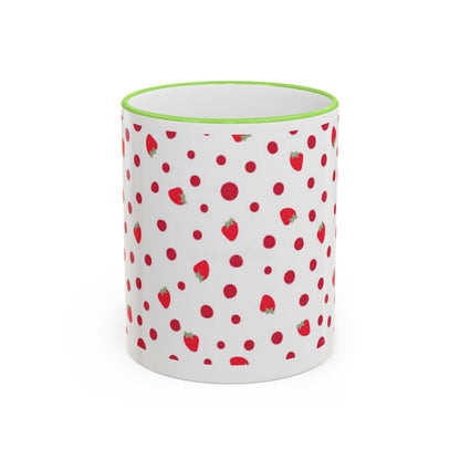 Strawberry | Poka Dot | Mug | Coffee | Tea