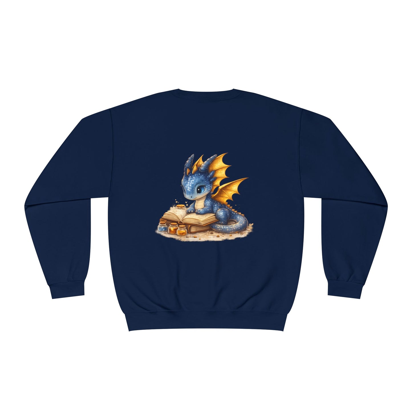 Baby Dragon | Reading | Books | Sweatshirt | Cute | Fantasy | Book Tok |