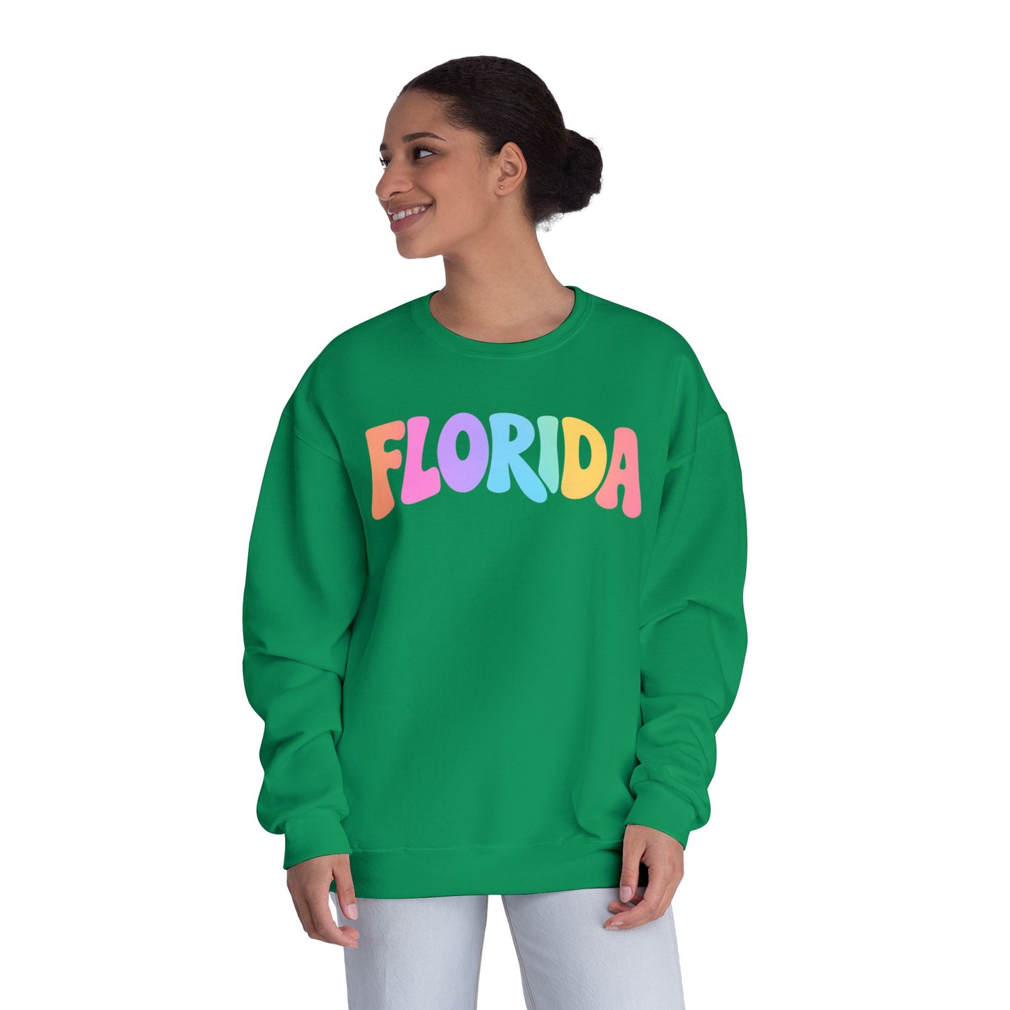 Florida | Retro | Rainbow| Groovy | Sweatshirt | Pastel