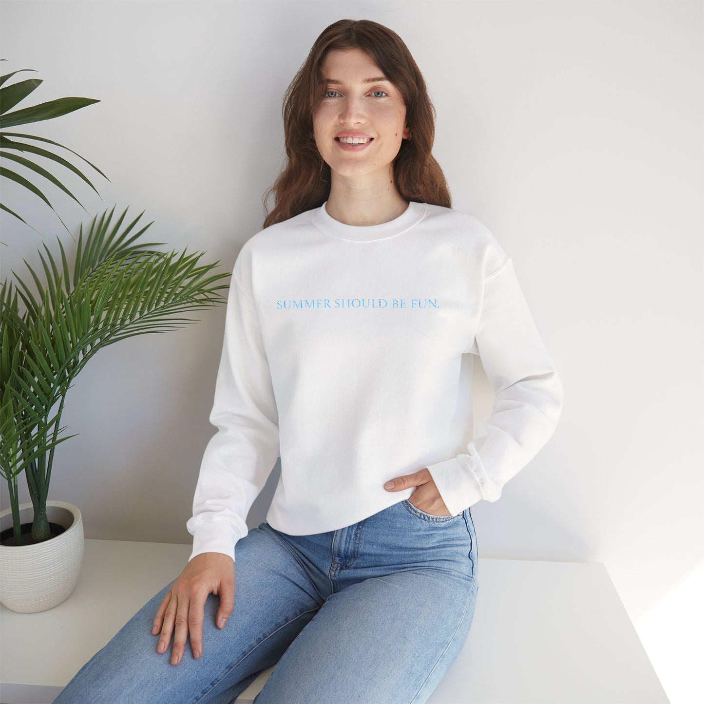 Summer House | Embroidery | Quote | Funny | Sweatshirt |