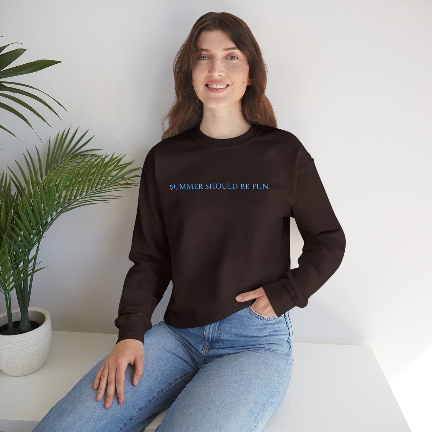 Summer House | Embroidery | Quote | Funny | Sweatshirt |
