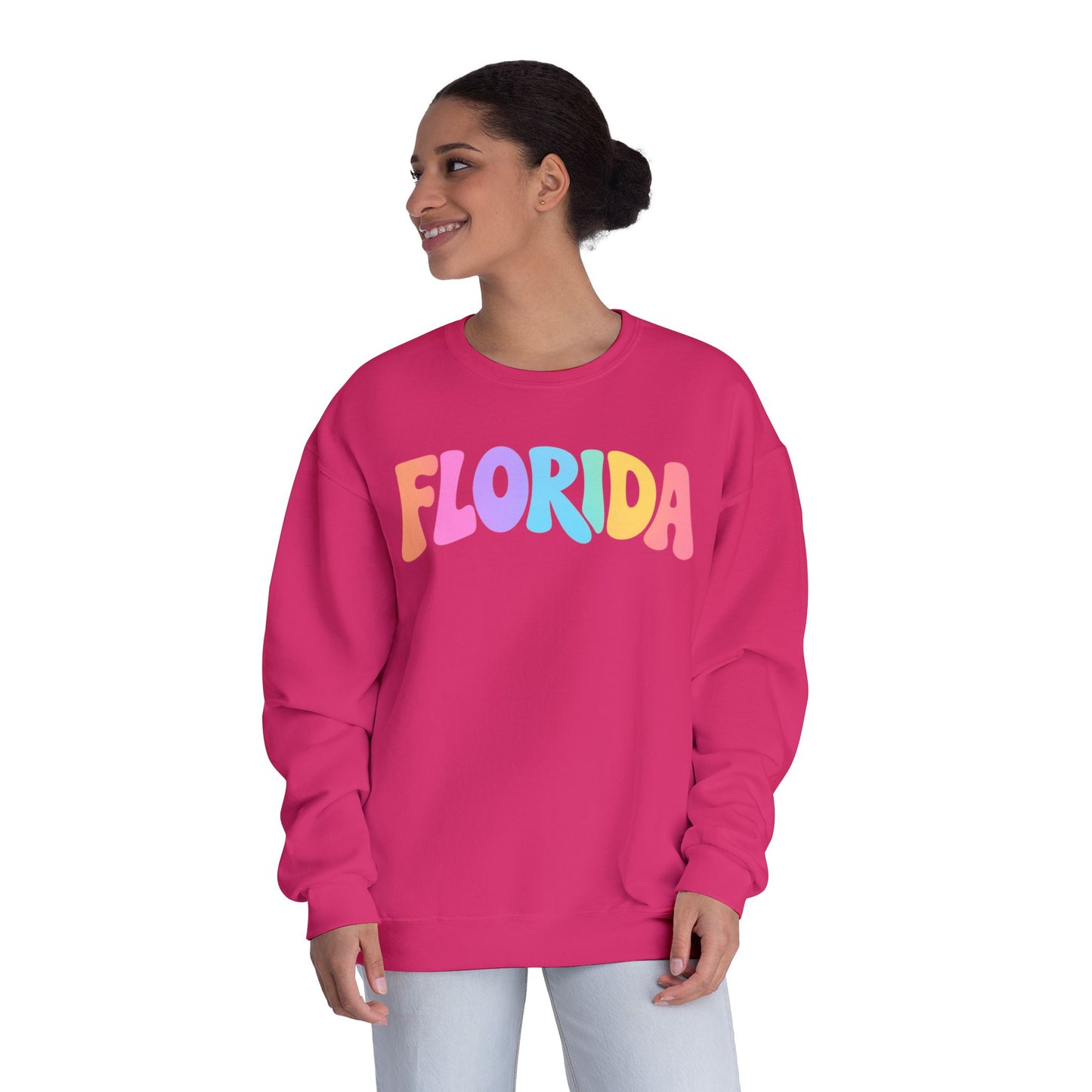 Florida | Retro | Rainbow| Groovy | Sweatshirt | Pastel