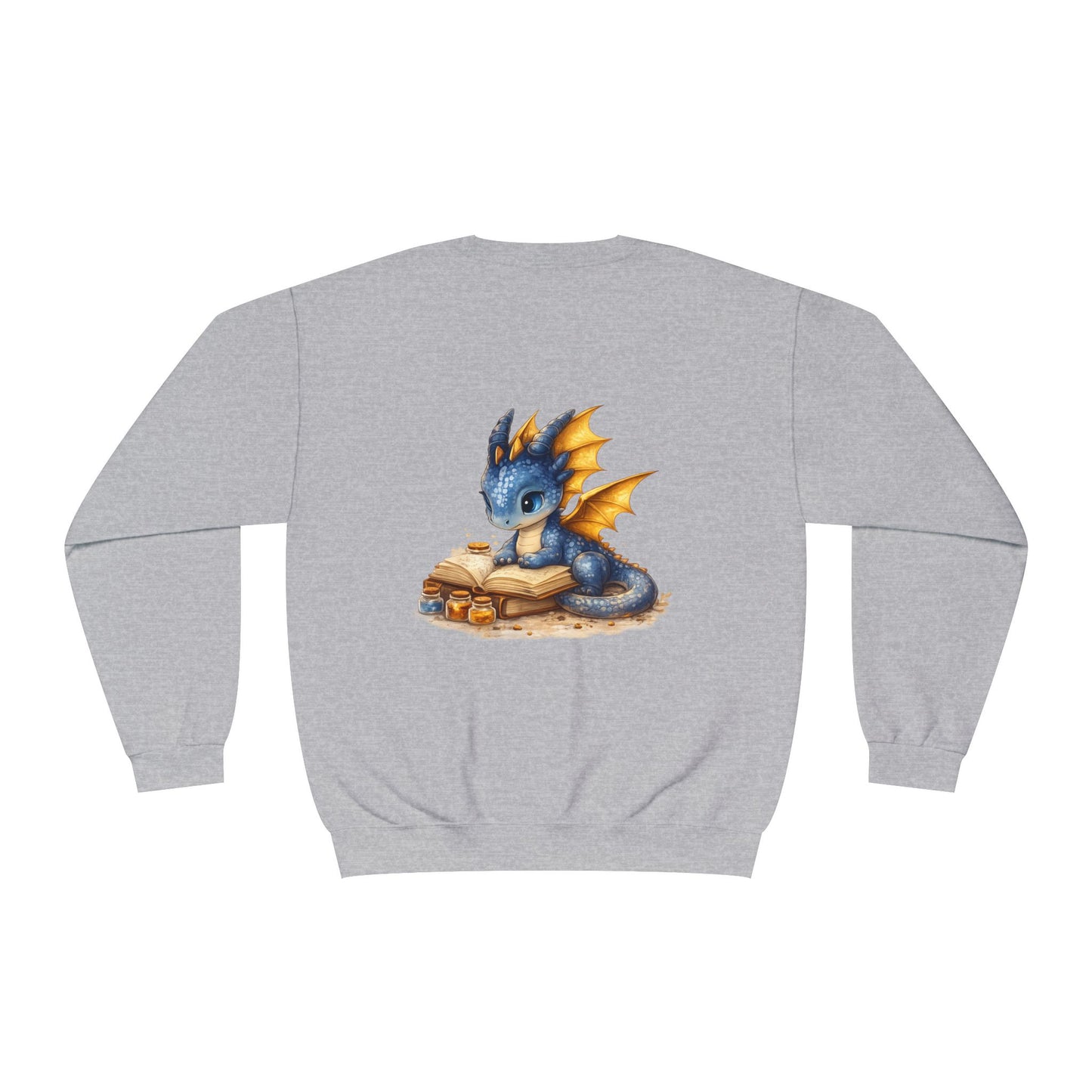 Baby Dragon | Reading | Books | Sweatshirt | Cute | Fantasy | Book Tok |